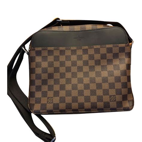 sacoche lv homme marron|sac bandoulière homme.